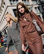 Blouse City Crush - Marron