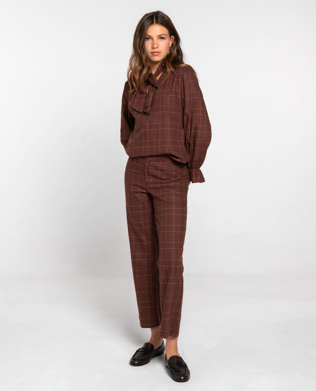 Blouse City Crush - Marron