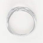 Bague "Entrelacs Lumineux" - Or Blanc