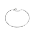Bague "Pudeur"  Diamants 0,01Ct/1 - Or Blanc