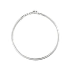 Bague "Pudeur"  Diamants 0,01Ct/1 - Or Blanc