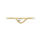 Bague "Pudeur"  Diamants 0,01Ct/1 - Or Jaune