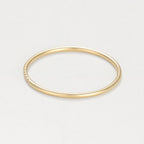 Bague "Alliance Humilité" Diamants 0,02Ct/5 - Or Jaune