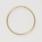 Bague "Alliance Humilité" Diamants 0,02Ct/5 - Or Jaune