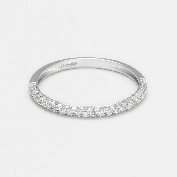 Bague "Mon Alliance" D0,23/67 - Or Blanc 375/1000