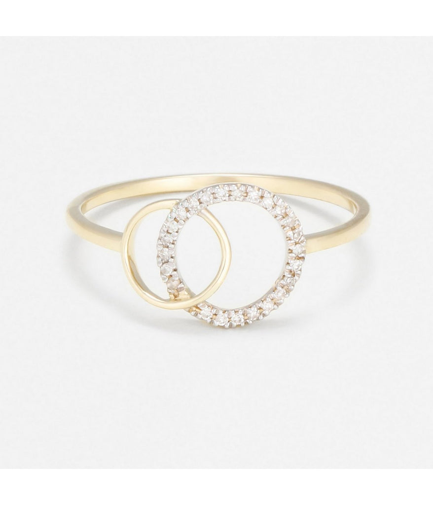 Bague "Double Anneau" - D0,08/24 - Or Jaune