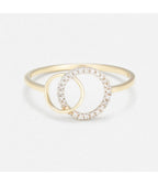 Bague "Double Anneau" - D0,08/24 - Or Jaune