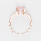 Bague "Quartz Unique" Quartz Rose 2,10Ct/1 - Or Rose 375/1000