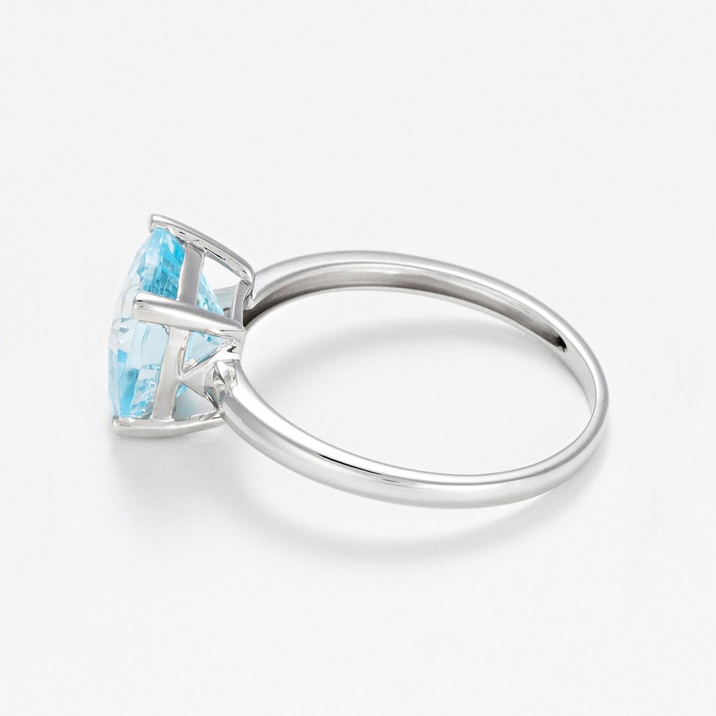Bague "Topaze Unique"  Topaze 2,67Ct/1 - Or Blanc
