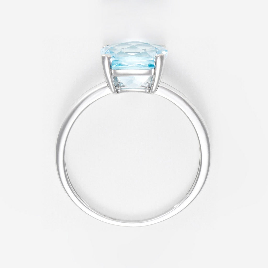 Bague "Topaze Unique"  Topaze 2,67Ct/1 - Or Blanc