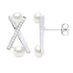 Boucles D'Oreilles Joaillerie Perles Boutons 4 Et 5 Mm - Argent 925 - Banuils