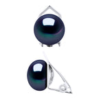 Boucles D'Oreilles Perles 9-10 Mm - Système Clip - Argent 925 - Aiguebelle