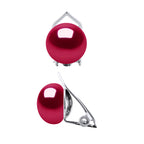 Boucles D'Oreilles Véritables Perles De Culture D'Eau Douce Boutons 9-10 Mm