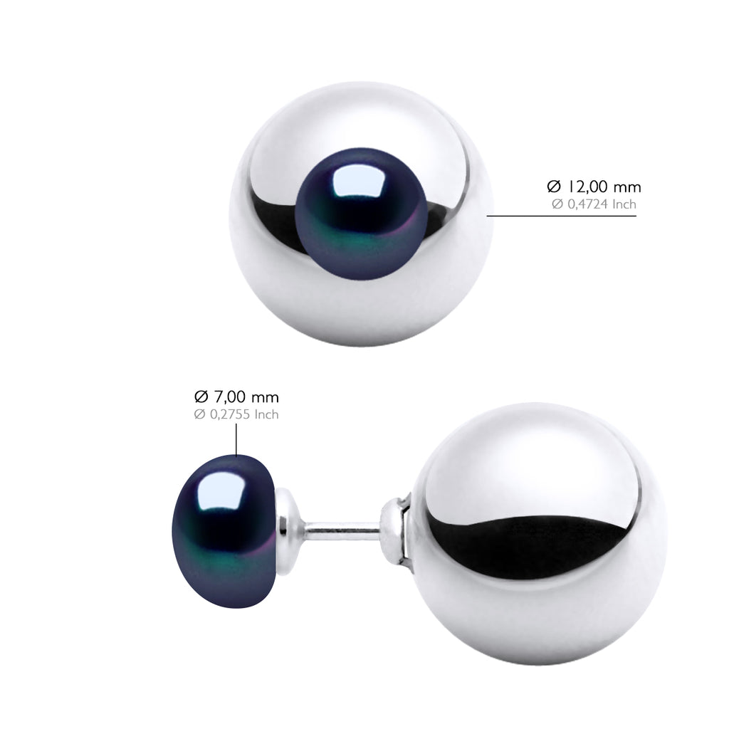 Boucles D'Oreilles Recto-Verso Pm - Plusieurs Coloris - Argent 925 - Cap Ferret