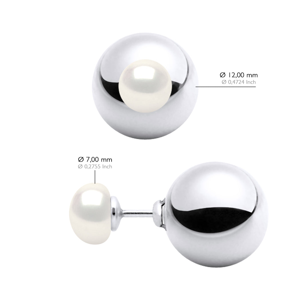 Boucles D'Oreilles Recto-Verso Pm - Plusieurs Coloris - Argent 925 - Cap Ferret