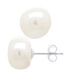 Boucles D'Oreilles Perles Baroques 10-11 Mm - Argent 925 -  Larios