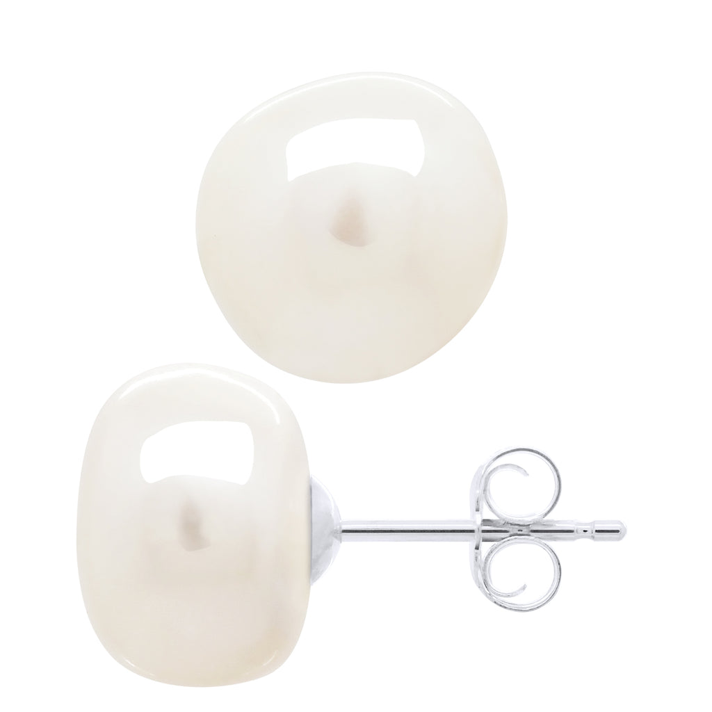 Boucles D'Oreilles Perles Baroques 10-11 Mm - Argent 925 -  Larios