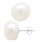 Boucles D'Oreilles Perles Baroques 10-11 Mm - Argent 925 -  Larios