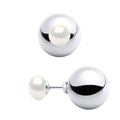 Boucles D'Oreilles Recto-Verso Pm - Plusieurs Coloris - Argent 925 - Cap Ferret
