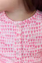 Pyjama - Rose Imprimé Coeur