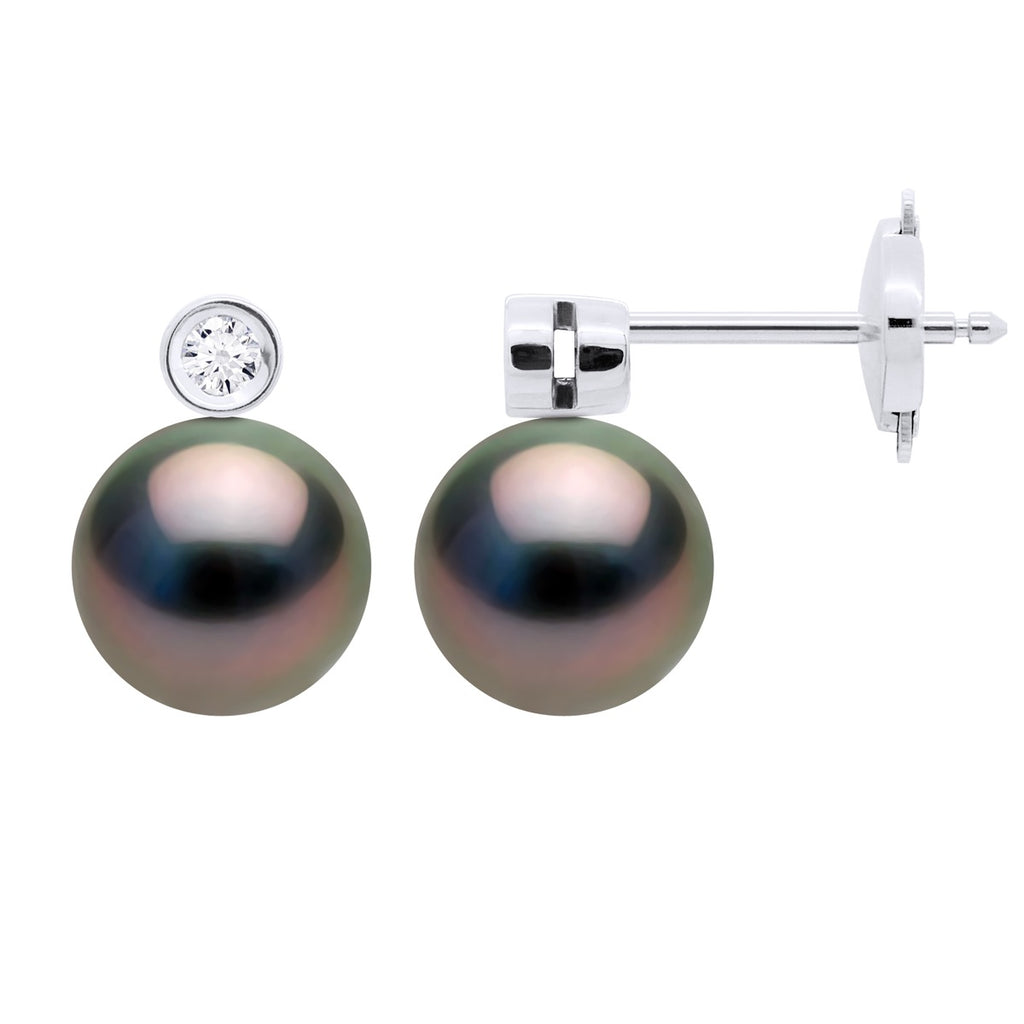 Boucles D'Oreilles Joaillerie Prestige Diamants 0.06 Cts