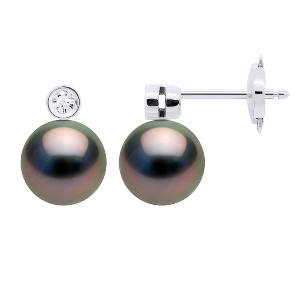 Boucles D'Oreilles Joaillerie Prestige Diamants 0.06 Cts