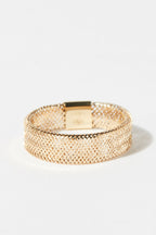 Bague "Anneau Scintillant 5Mm" - Or Jaune 375/1000