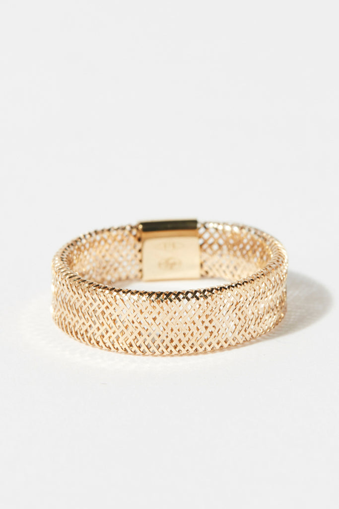 Bague "Anneau Scintillant 5Mm" - Or Jaune 375/1000