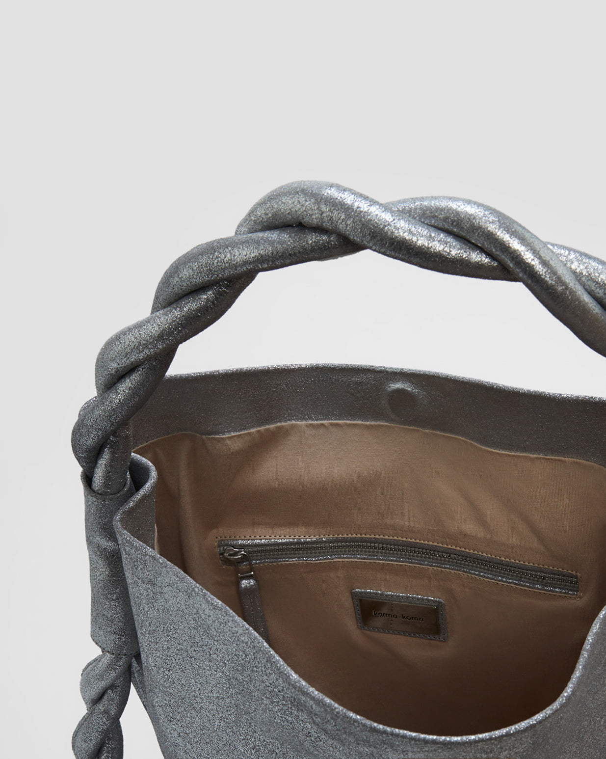 Sac Boris Big - Crack Silver