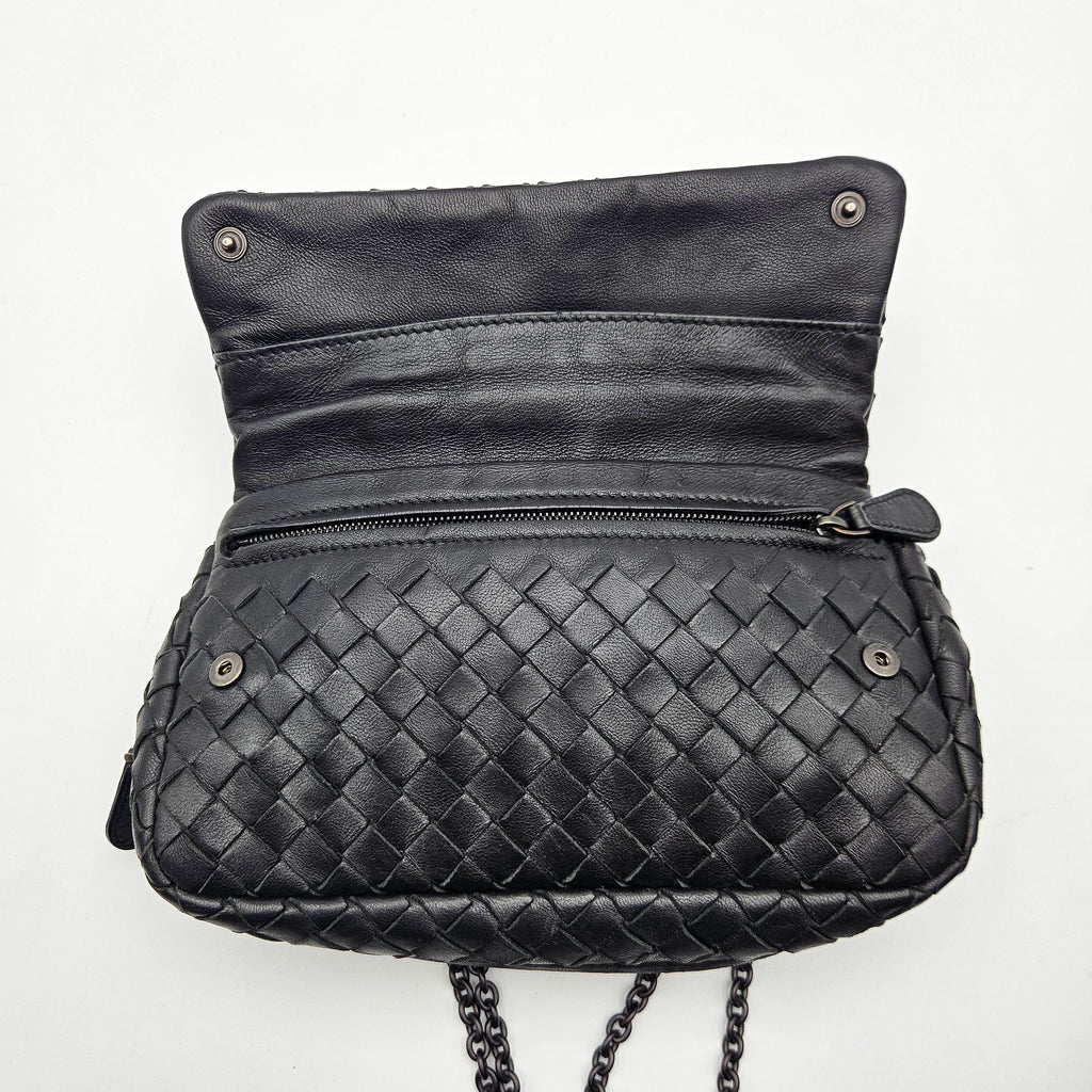 Bottega Veneta Mini Bag Intrecciato Nappa Noir