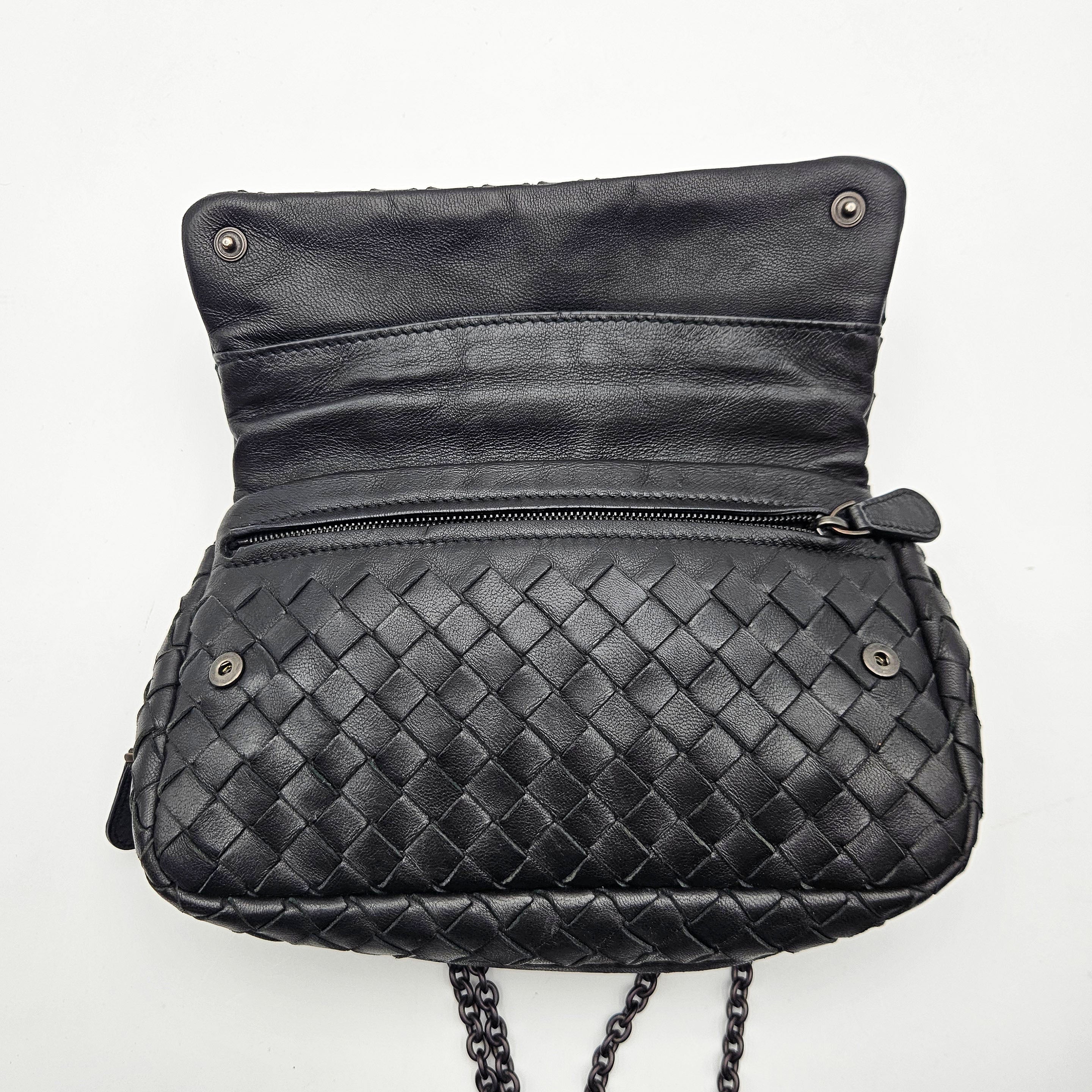 Bottega Veneta Mini Bag Intrecciato Nappa Noir