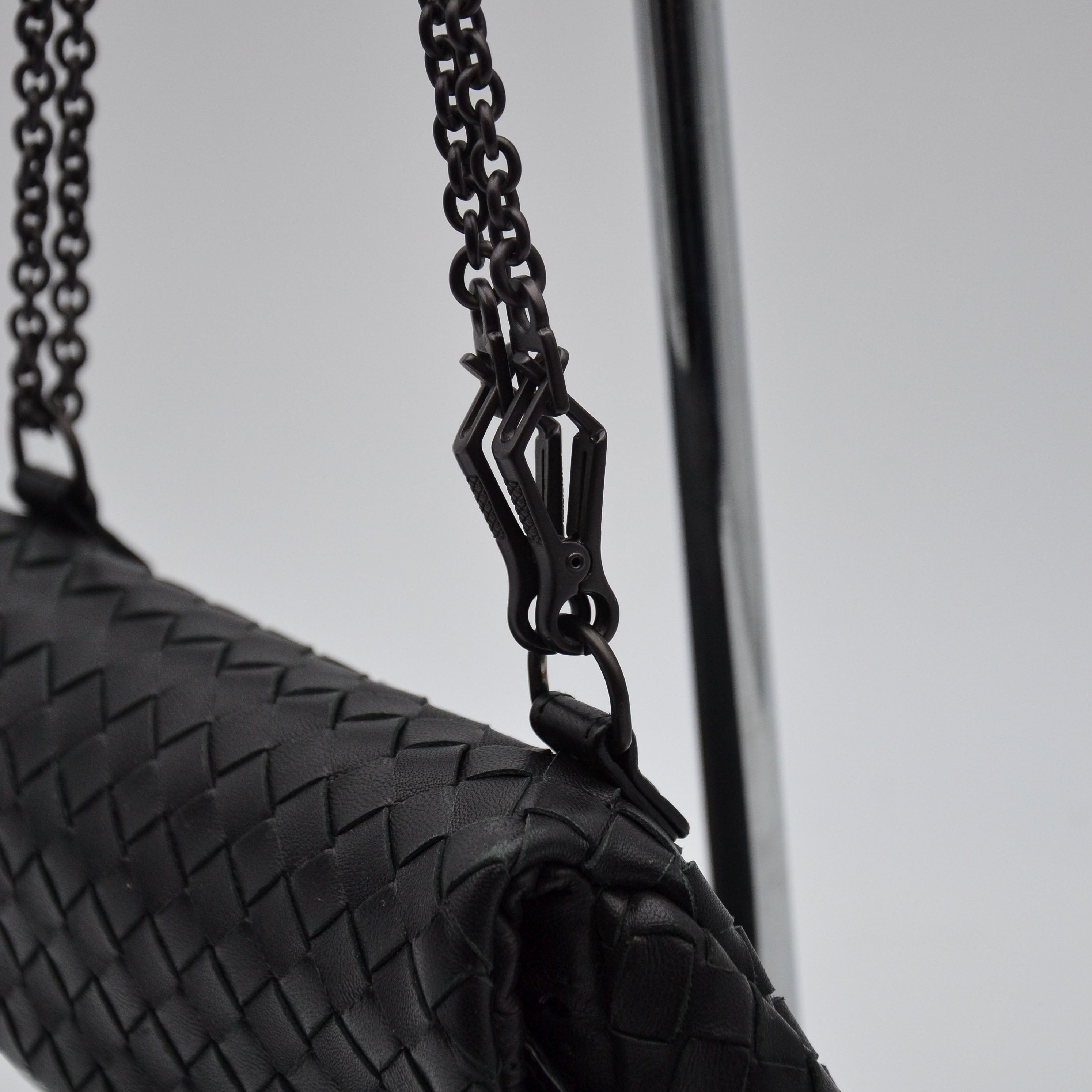 Bottega Veneta Mini Bag Intrecciato Nappa Noir