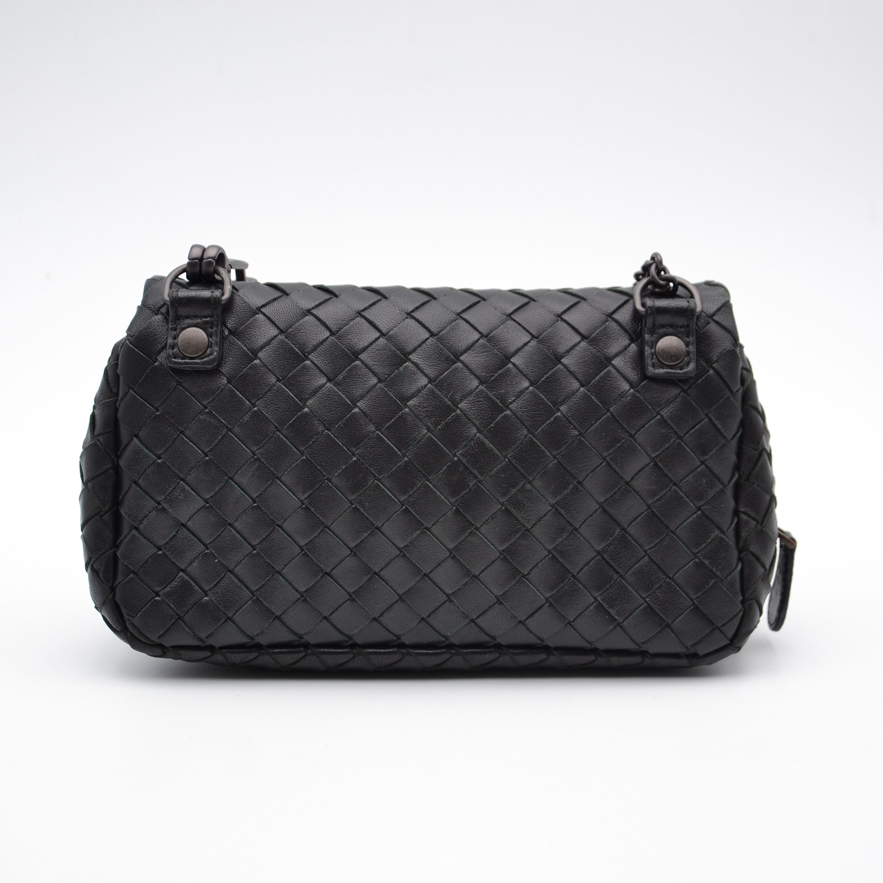 Bottega Veneta Mini Bag Intrecciato Nappa Noir