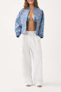 Pantalon Cargo Bottom - Blanc