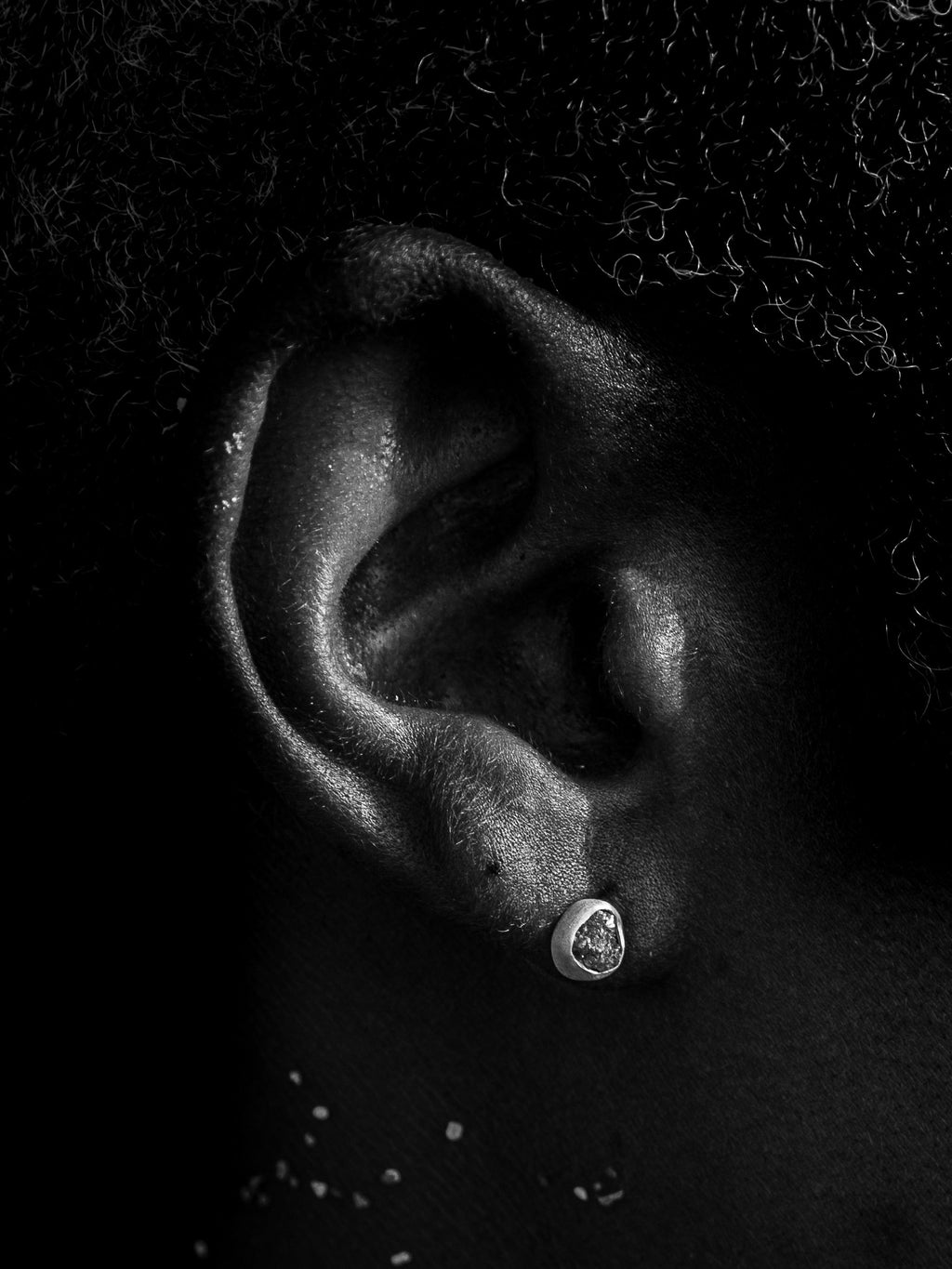 Boucle D'Oreille Mendaz Black