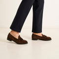 Mocassins À Pompom - Marron Foncé - Homme