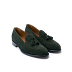 Mocassins À Pompom - Vert Forêt - Homme