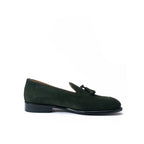 Mocassins À Pompom - Vert Forêt - Homme