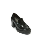 Mocassins À Talon - Noir - Femme
