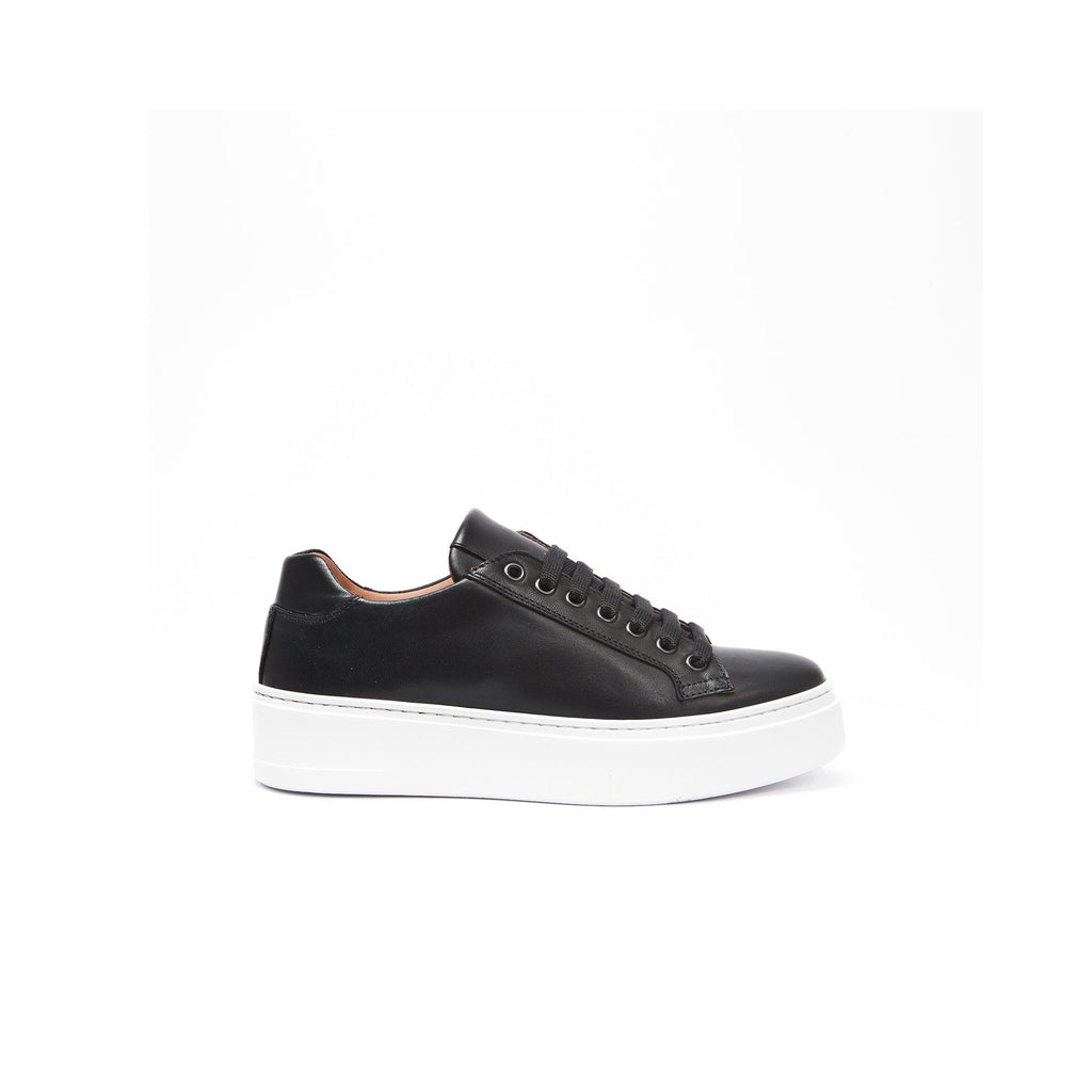 Baskets À Lacets Classiques - Noir - Femme