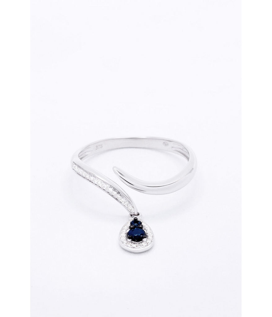 Bague "Soélie" - D0,10/35 S0,18/2 - Or Blanc