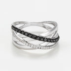 Bague " Tresse De Diamants"