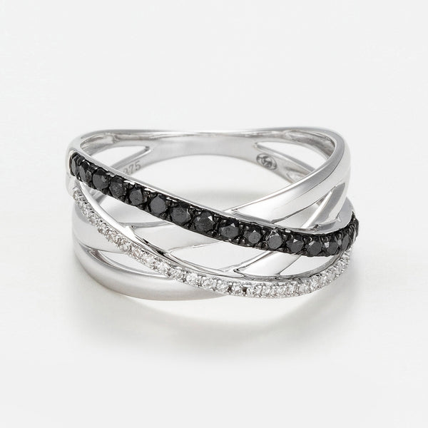 Bague " Tresse De Diamants"