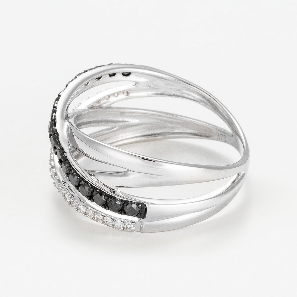 Bague " Tresse De Diamants"