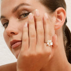 Bague "Orchidée" - Or Jaune