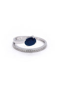 Bague "Sannia" Dimanats 0,07Ct/23 Saphir 0,56Ct/1