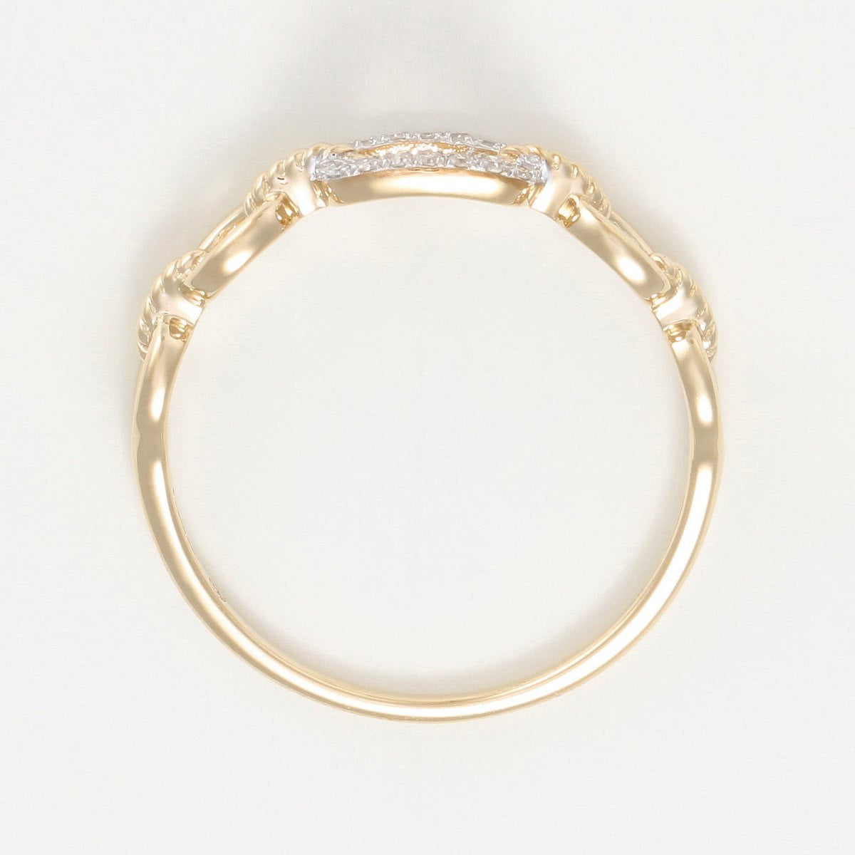 Bague "Hana" D0,04/14 - Or Jaune 375/1000
