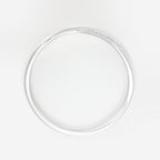 Bague "Croce" D0,025/15 - Or Blanc