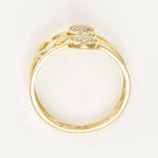 Bague "Trio De Bulles" D0,09/38 Or Jaune
