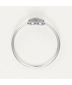 Bague "Coeur Tendresse" - D0,05/26 - Or Blanc